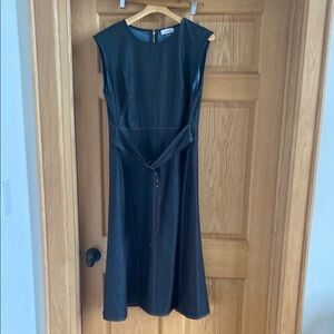 Elegant Denim Sleeveless Dress